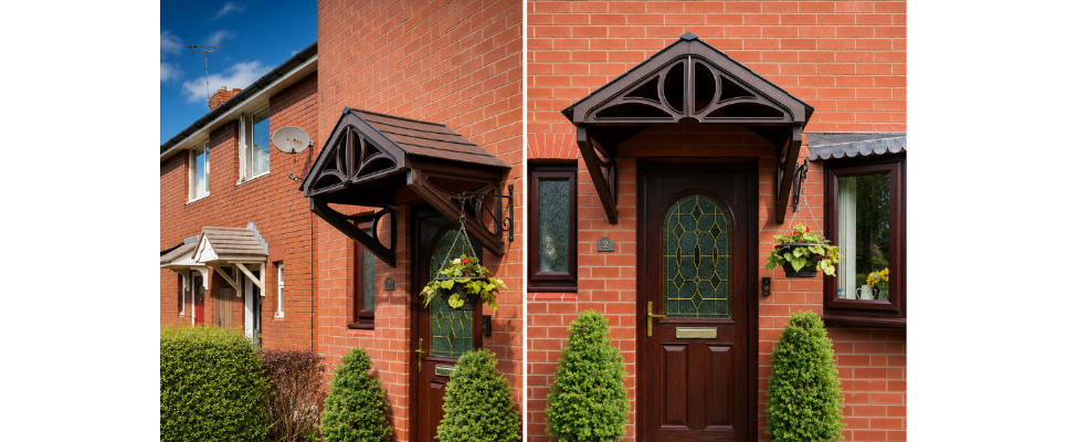 Althorp Door Canopy 149cm — Flat Pack Porch Canopy
