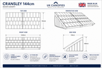 Cransley Lean-To Door Canopy — Flat Pack Porch Canopy