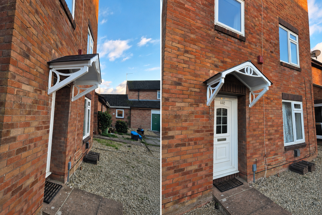 Rockingham Door Canopy 149cm — Flat Pack Porch Canopy