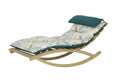 Amazonas Rocking Lounger — Green & Blue