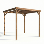 Box Wooden Garden Pergola Kit