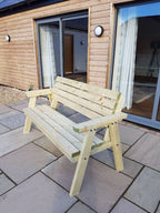 Consilium Garden Fence Bench With Backrest