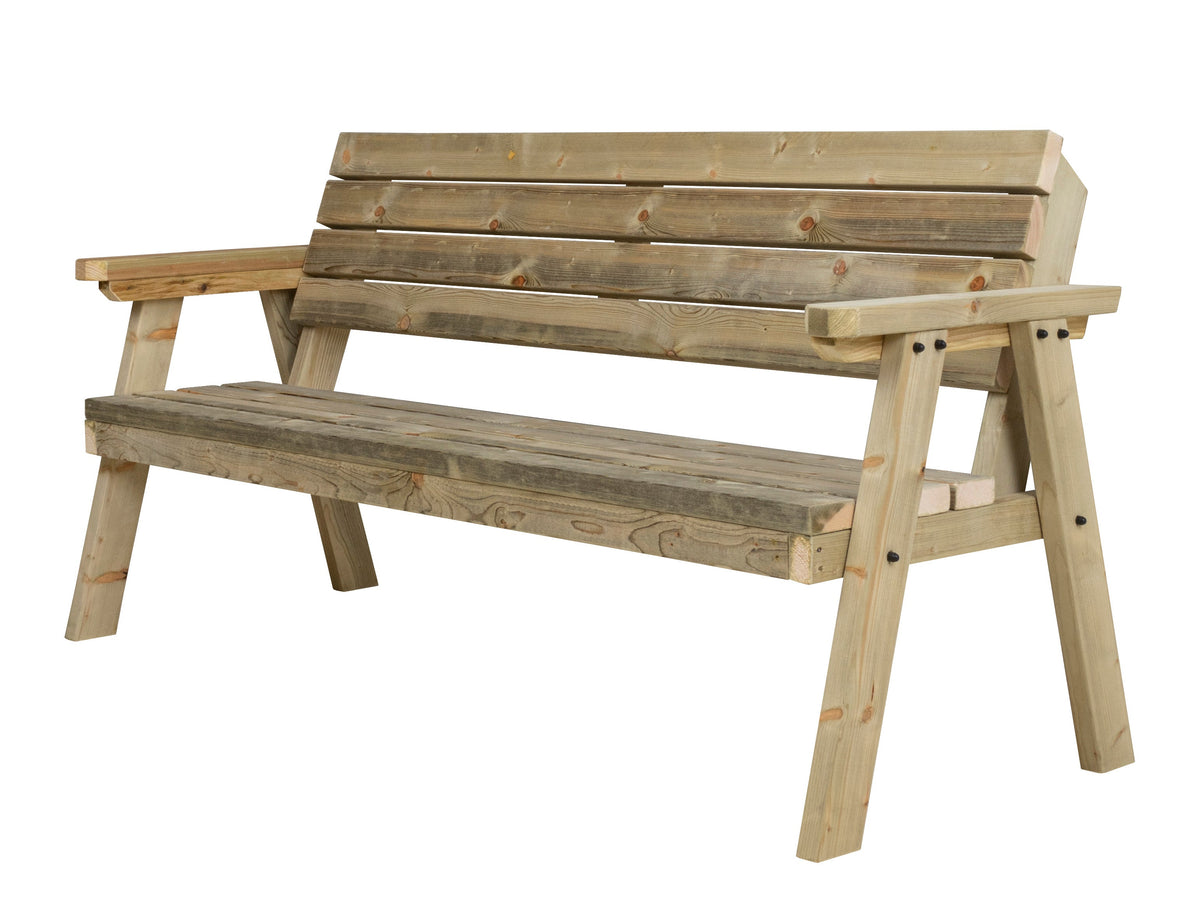 Consilium Garden Fence Bench With Backrest