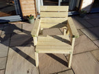 Consilium Garden Fence Bench With Backrest
