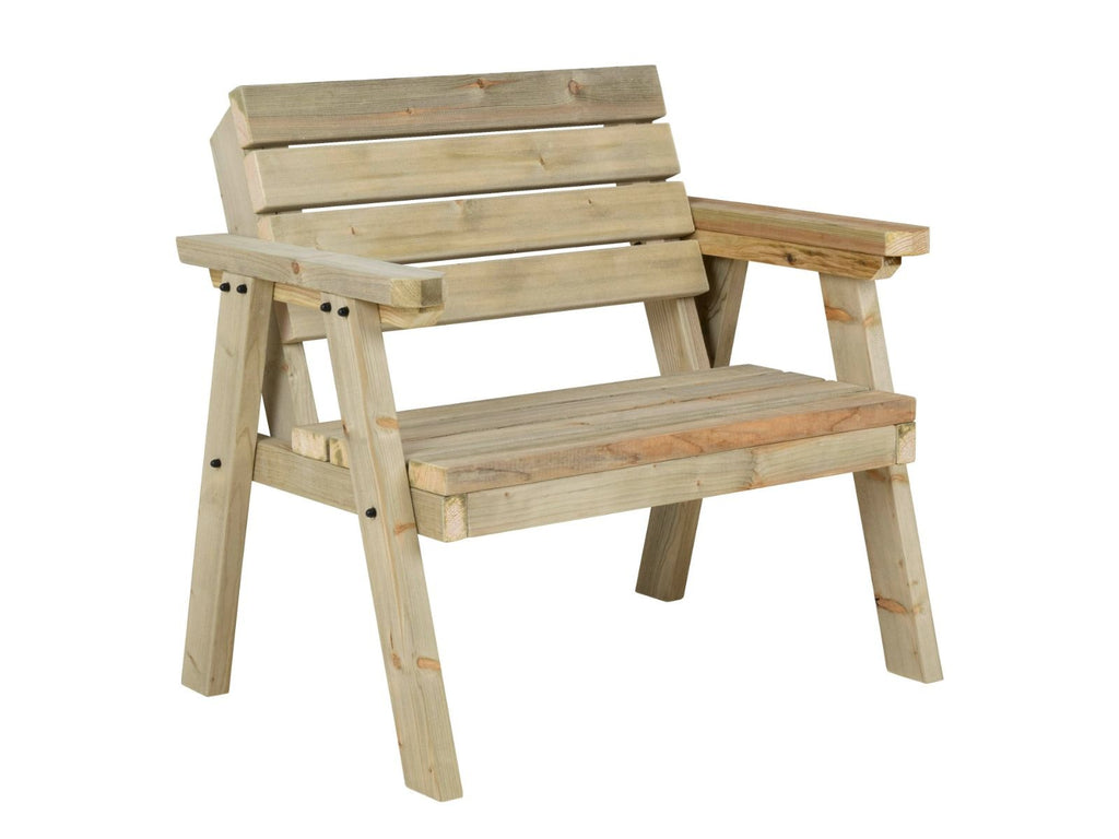Consilium Garden Fence Bench With Backrest