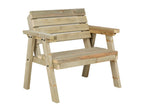 Consilium Garden Fence Bench With Backrest