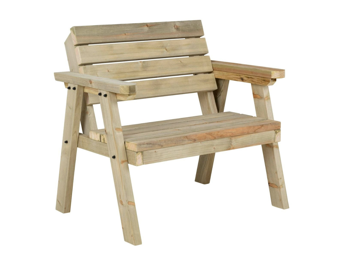 Consilium Garden Fence Bench With Backrest