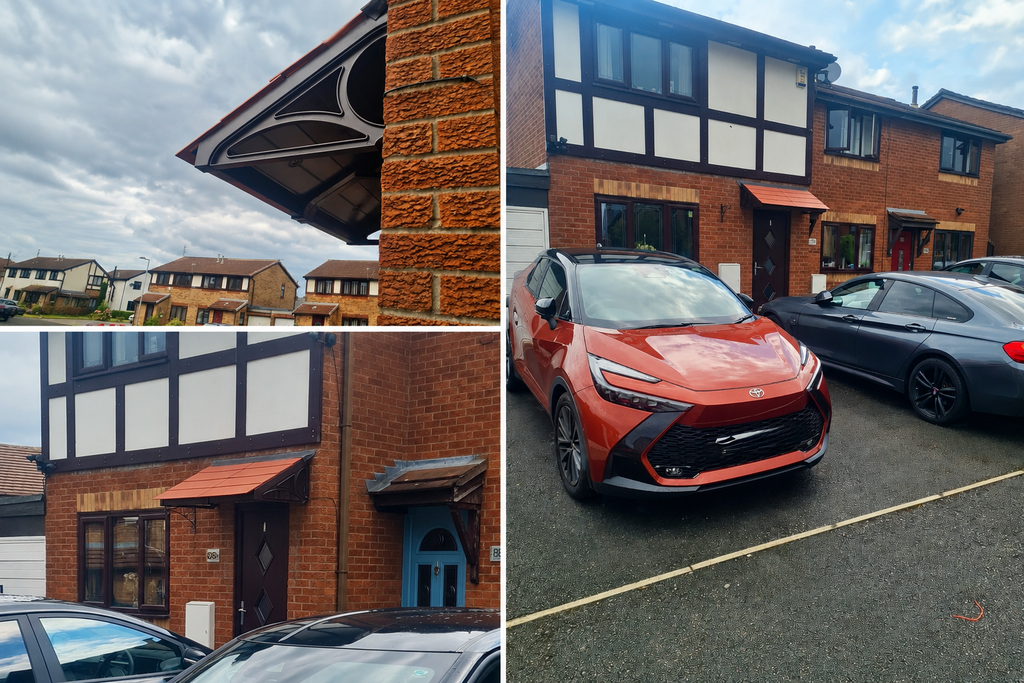 Cosgrove Lean-To Door Canopy — Flat Pack Porch Canopy