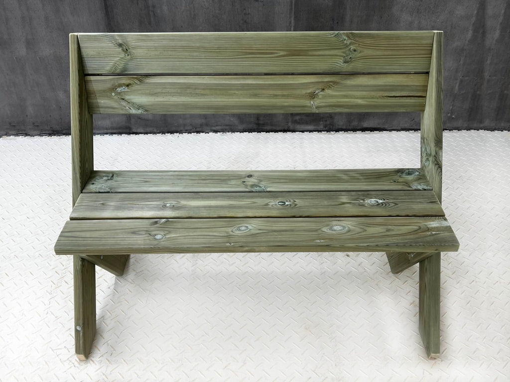 DeckFusion Wooden Garden Bench