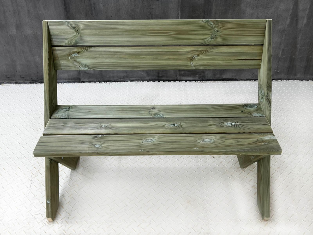 DeckFusion Wooden Garden Bench