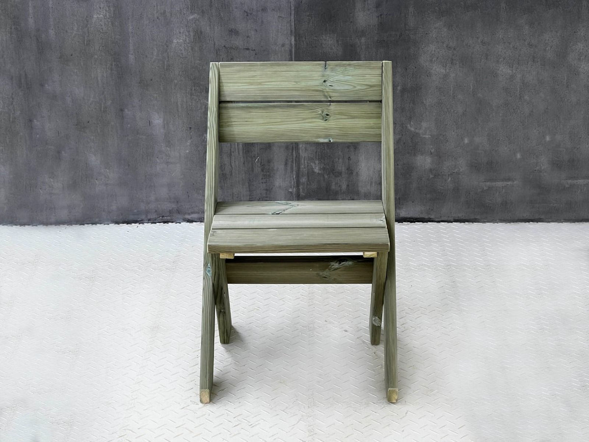 DeckFusion Wooden Garden Chair