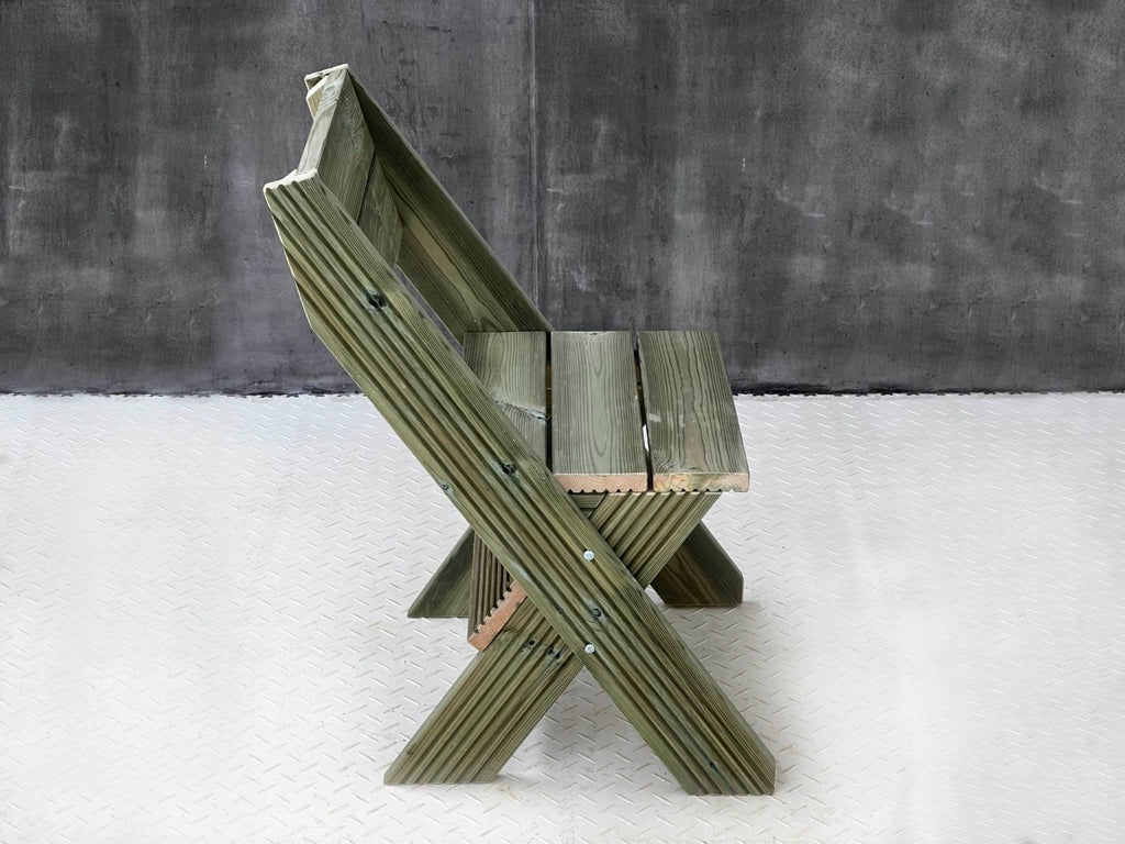 DeckFusion Wooden Garden Chair