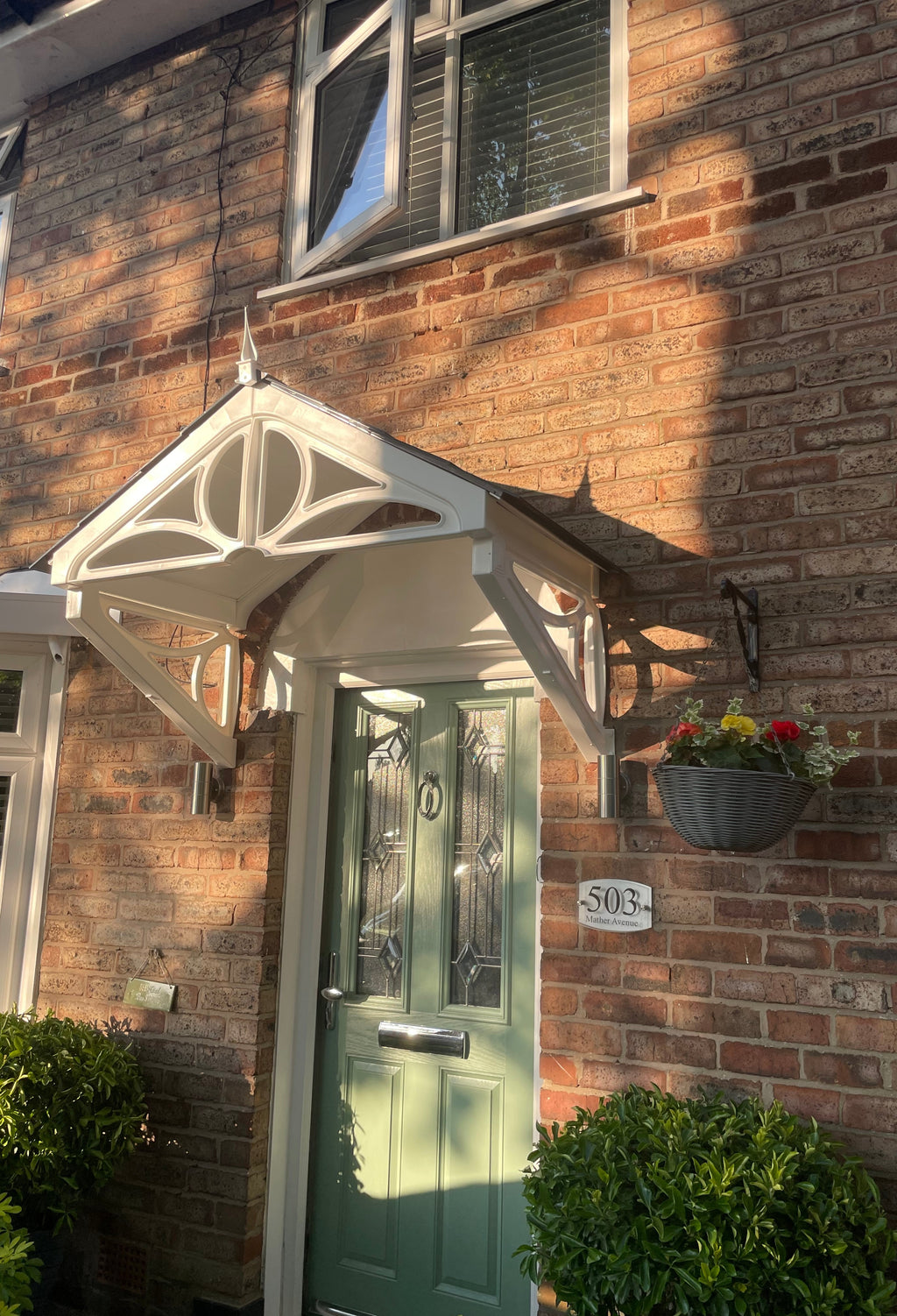 Althorp Door Canopy 149cm — Flat Pack Porch Canopy