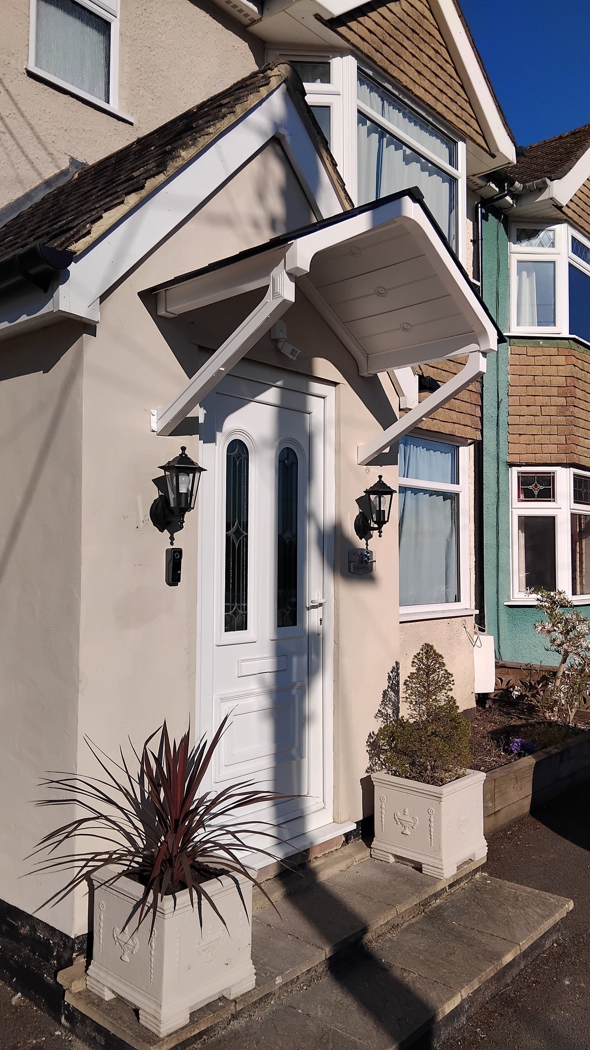 Apex Door Canopy 149cm — Flat Pack Porch Canopy