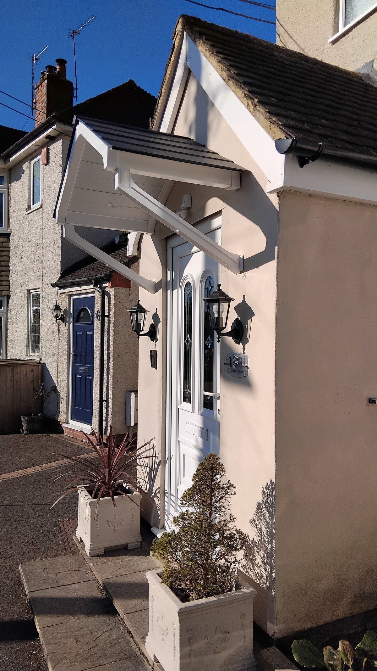 Apex Door Canopy 149cm — Flat Pack Porch Canopy
