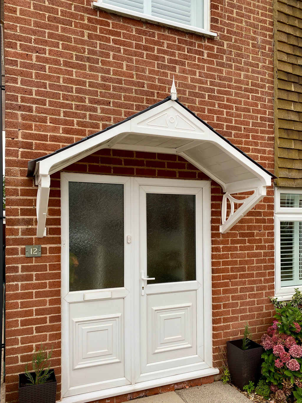 Highgate Wide Door Canopy 2195mm — Flat Pack Porch Canopy