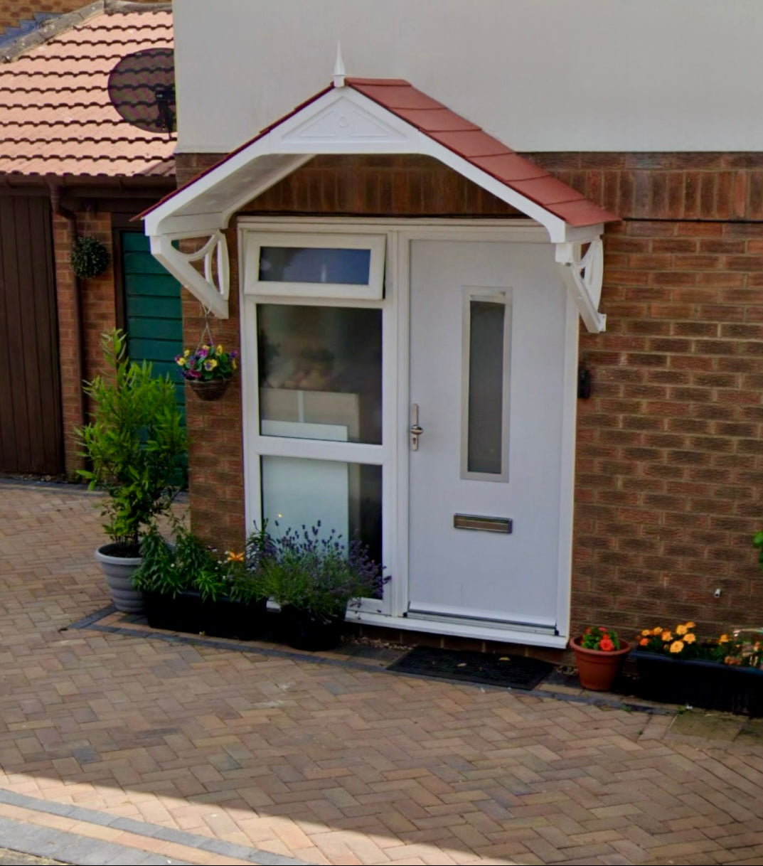 Highgate Wide Door Canopy 2195mm — Flat Pack Porch Canopy