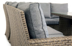 Palma Grey Rattan Garden Lounge Set, Cover and Cushion Box Bundle