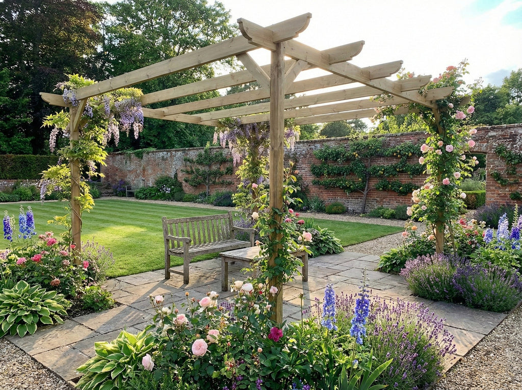 Corbel Wooden Garden Pergola Kit