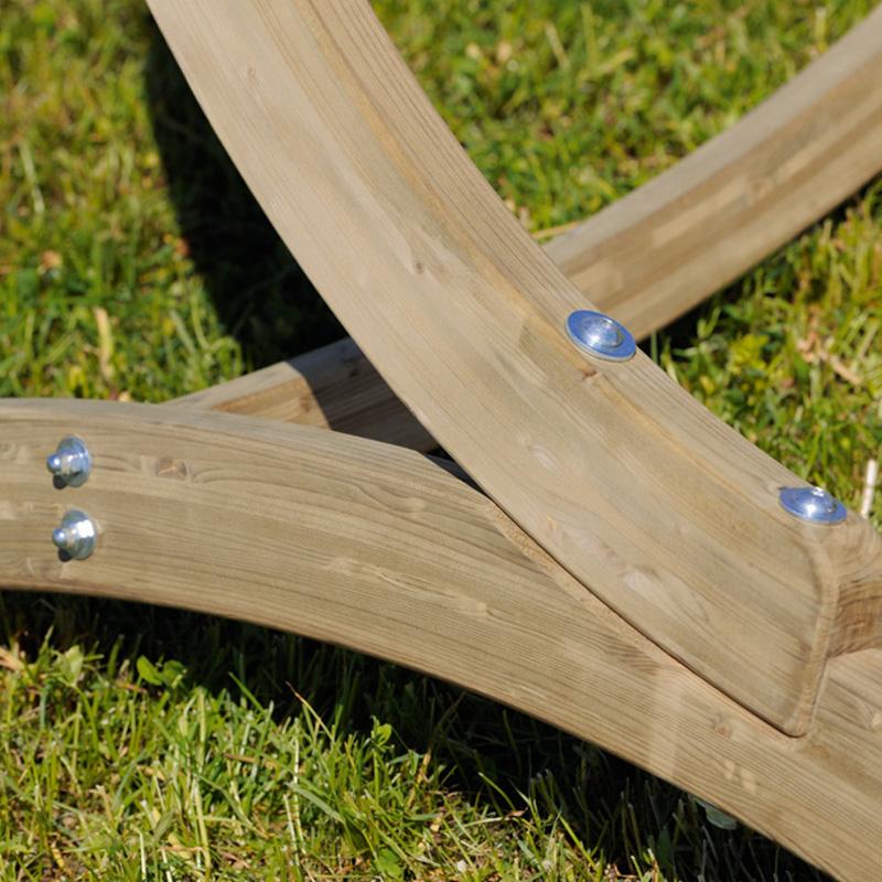 Amazonas Globo Single Egg Chair Stand — Weatherproof Spruce