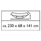 Amazonas Lounge Bed — Anthracite
