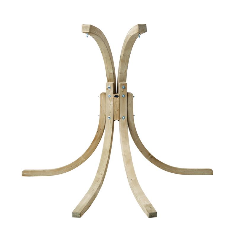 Amazonas Globo Royal Double Egg Chair Stand — Weatherproof Spruce