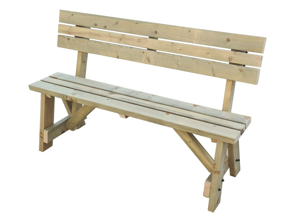 Victoria Garden Fence Bench with Backrest