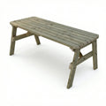 Victoria Rounded Wooden Garden Table