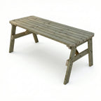 Victoria Rounded Wooden Garden Table