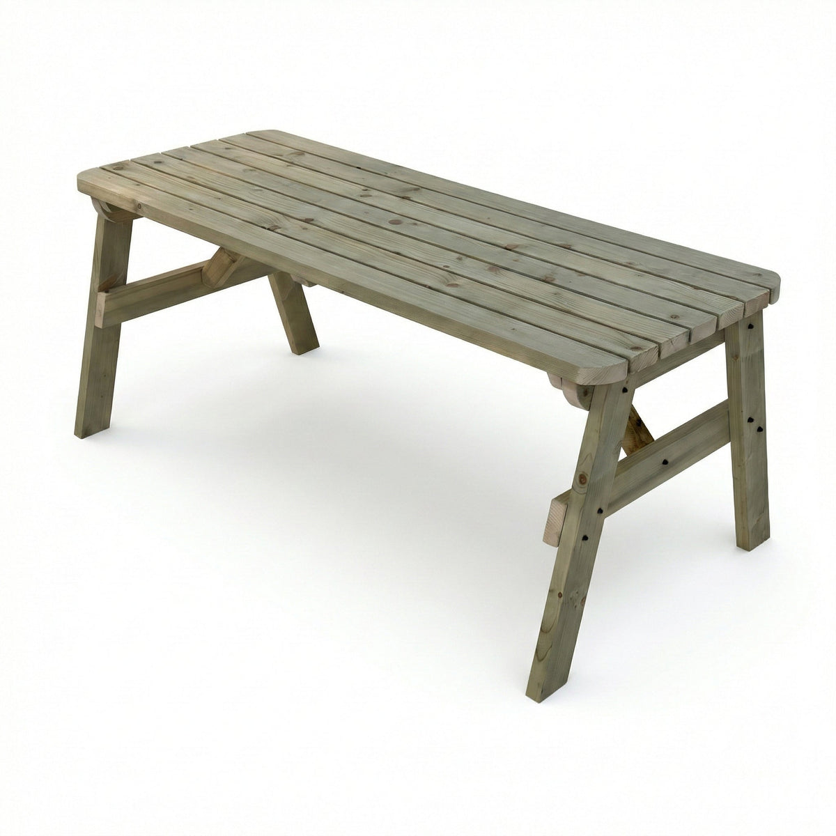 Victoria Rounded Wooden Garden Table