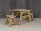 Victoria Space-Saving Picnic Table & Benches Set