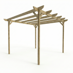Corbel Wooden Garden Pergola Kit