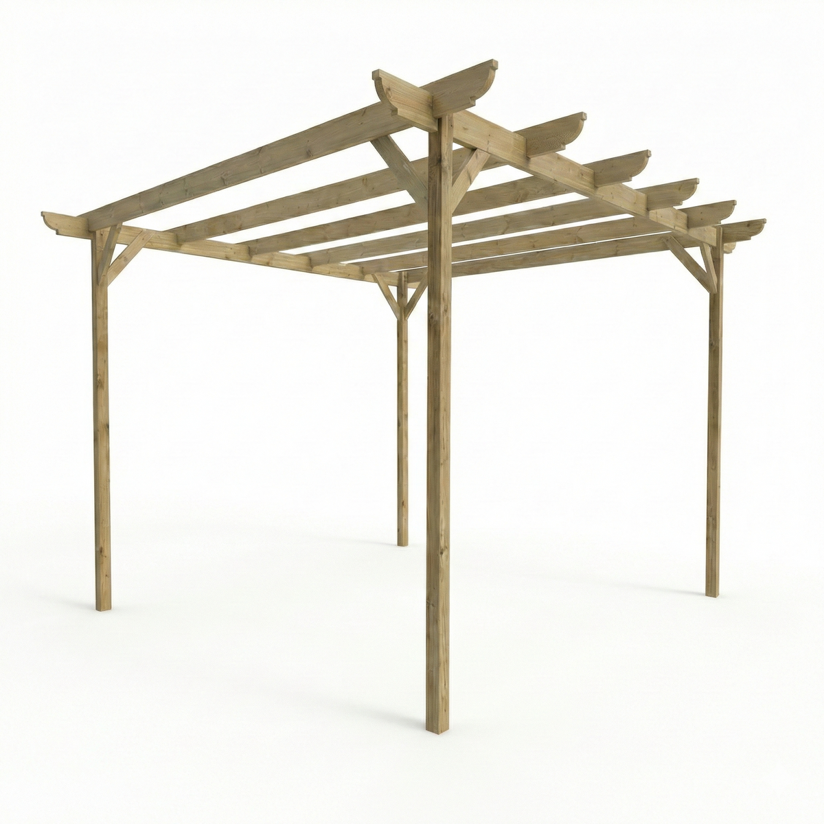 Corbel Wooden Garden Pergola Kit