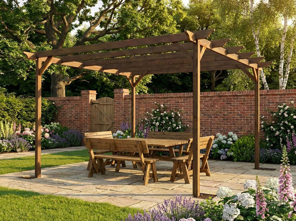 Champion Wooden Garden Pergola Kit