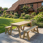 Victoria Picnic Table and Benches Set