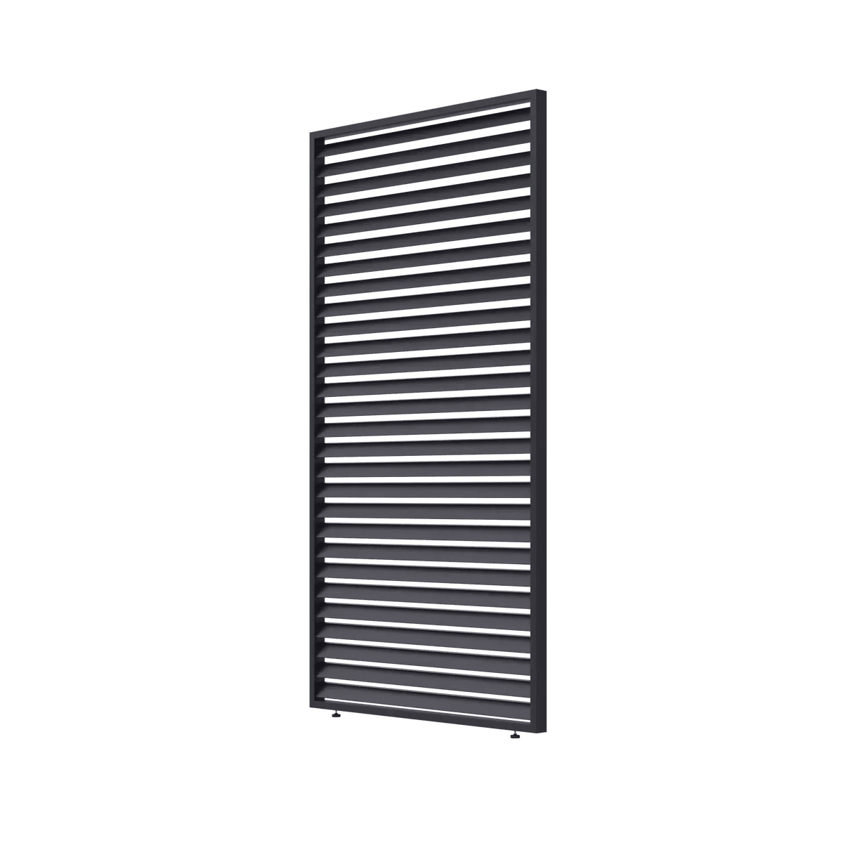 Aluminium Horizontal Privacy Panel — Louvre Screen for Pergolas - VerandaCovers