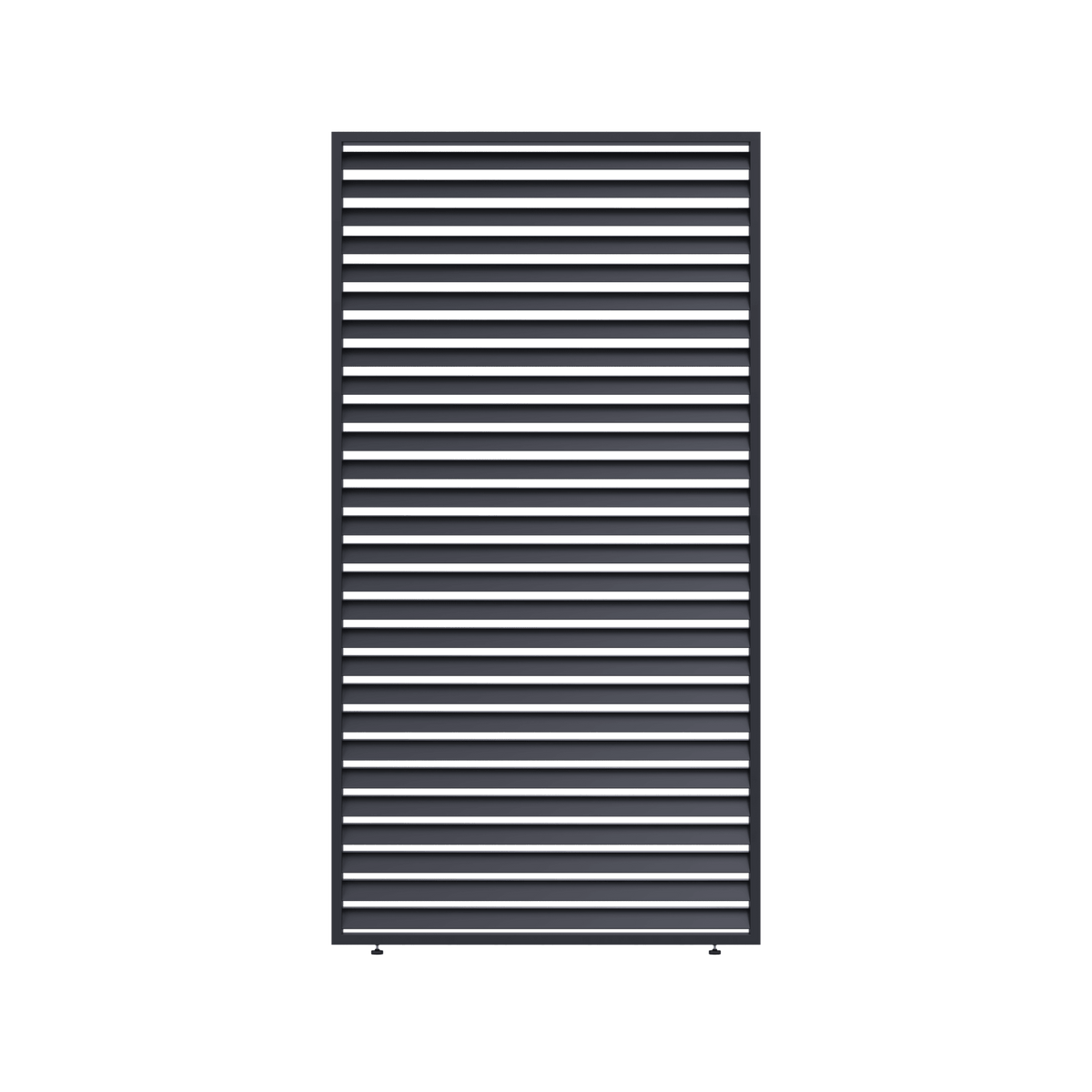 Aluminium Horizontal Privacy Panel — Louvre Screen for Pergolas - VerandaCovers