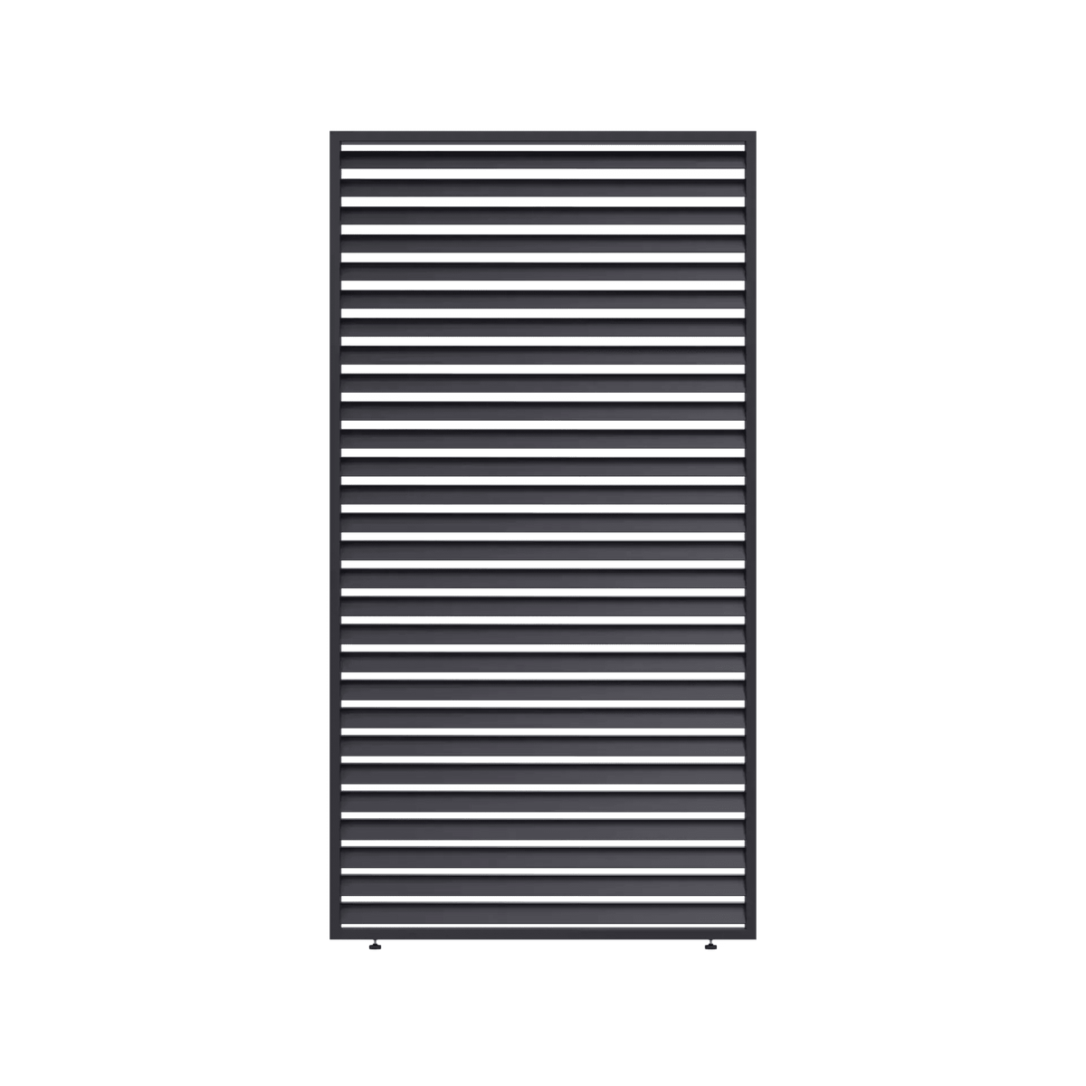 Aluminium Horizontal Privacy Panel — Louvre Screen for Pergolas - VerandaCovers
