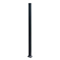 Anthracite Aluminium Fence Post Kit 1.9m — Co-Extrusion Fencing - VerandaCovers