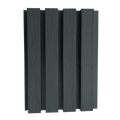 Anthracite Composite Slatted Cladding Board — Series 1 - VerandaCovers