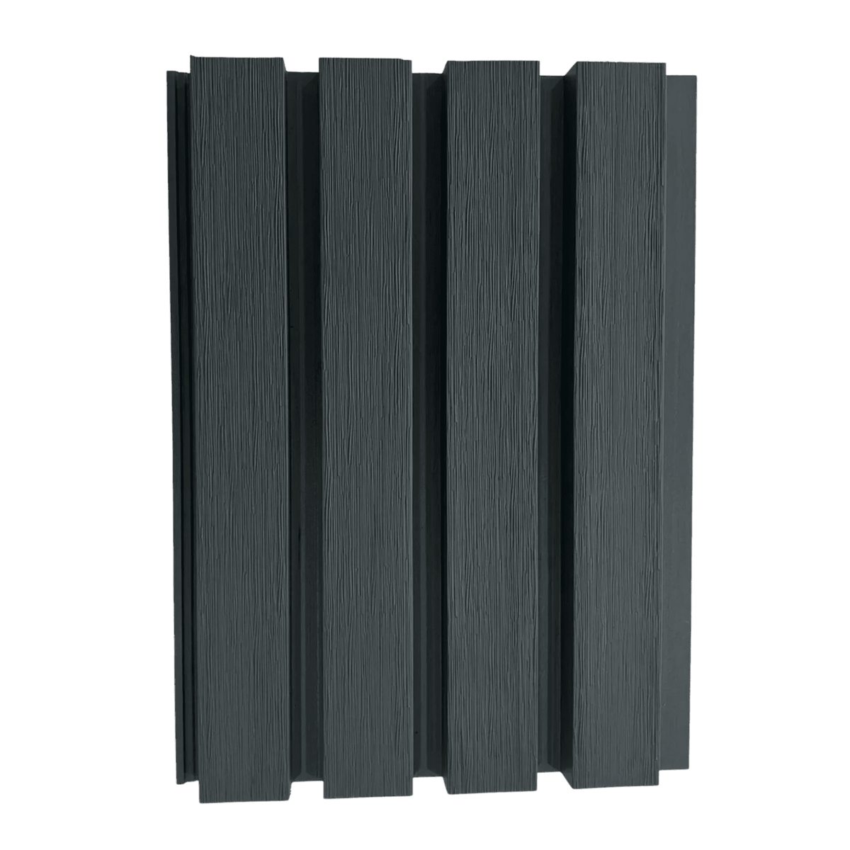 Anthracite Composite Slatted Cladding Board — Series 1 - VerandaCovers