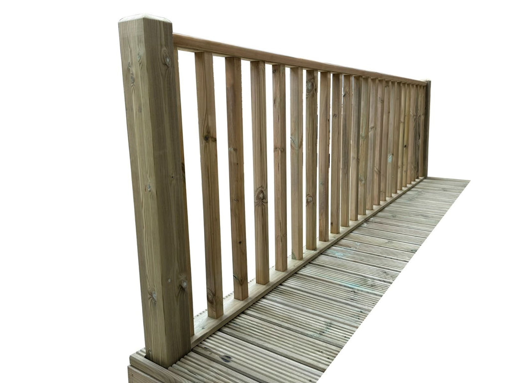 Decking Kit With Two Side Balustrade