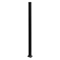 Black Aluminium Fence Post Kit 1.9m - VerandaCovers