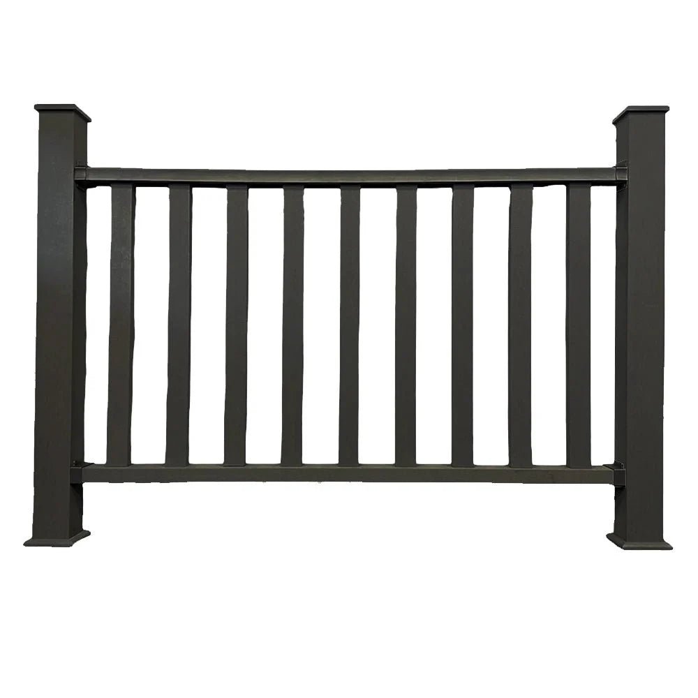 Black Composite Balustrade - VerandaCovers