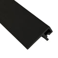 Black Composite F-Trim End Trim 3.6m — Series 1 Cladding - VerandaCovers