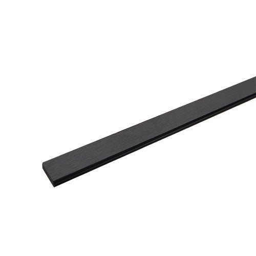 Black Composite Fence Post Filler Strip - VerandaCovers