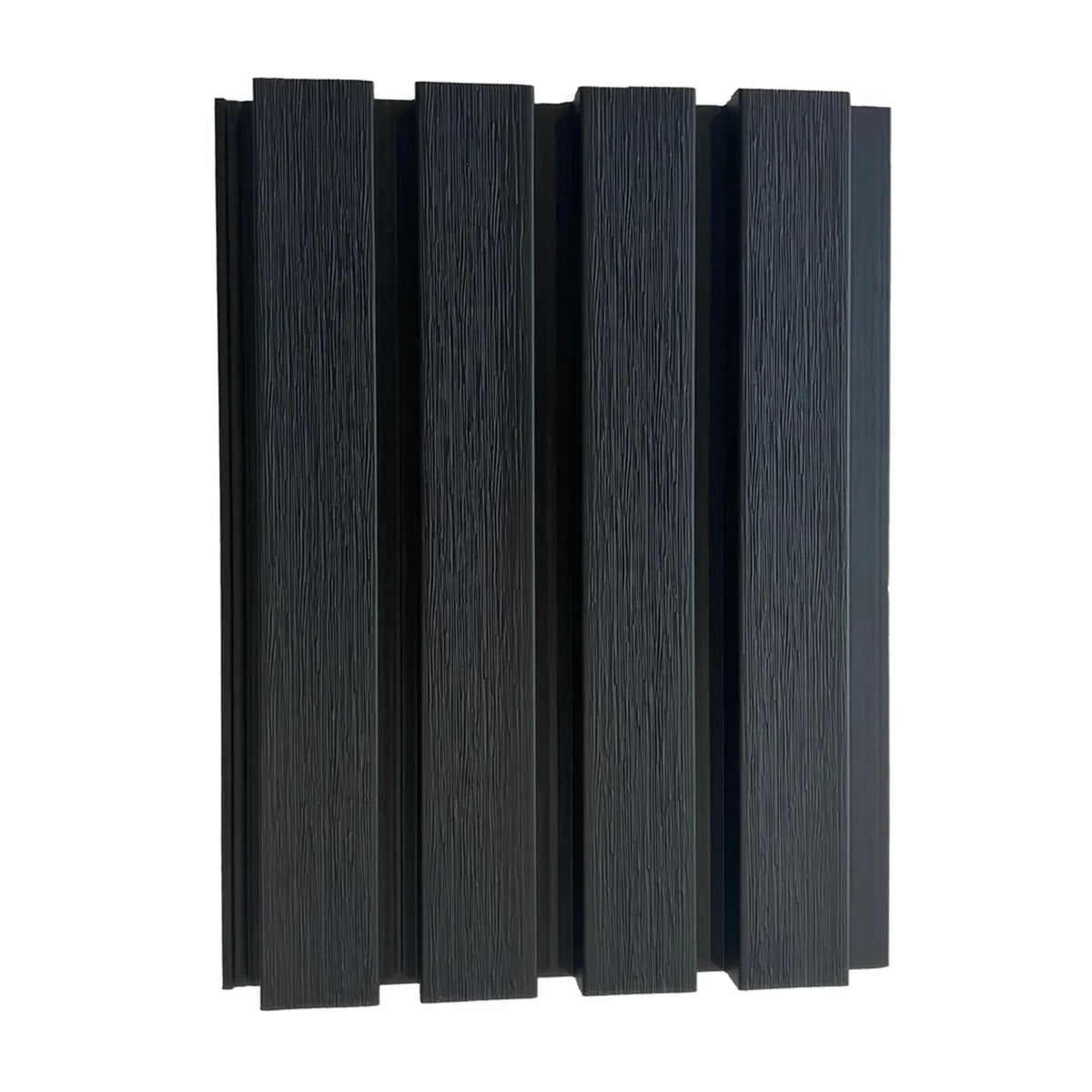 Black Slatted Composite Cladding Series 1 3.6m