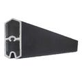 Black Woodgrain Aluminium Top Rail — Woodgrain Fencing - VerandaCovers
