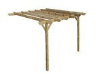 Wall Mounted Pergola Kit — Chamfered Design