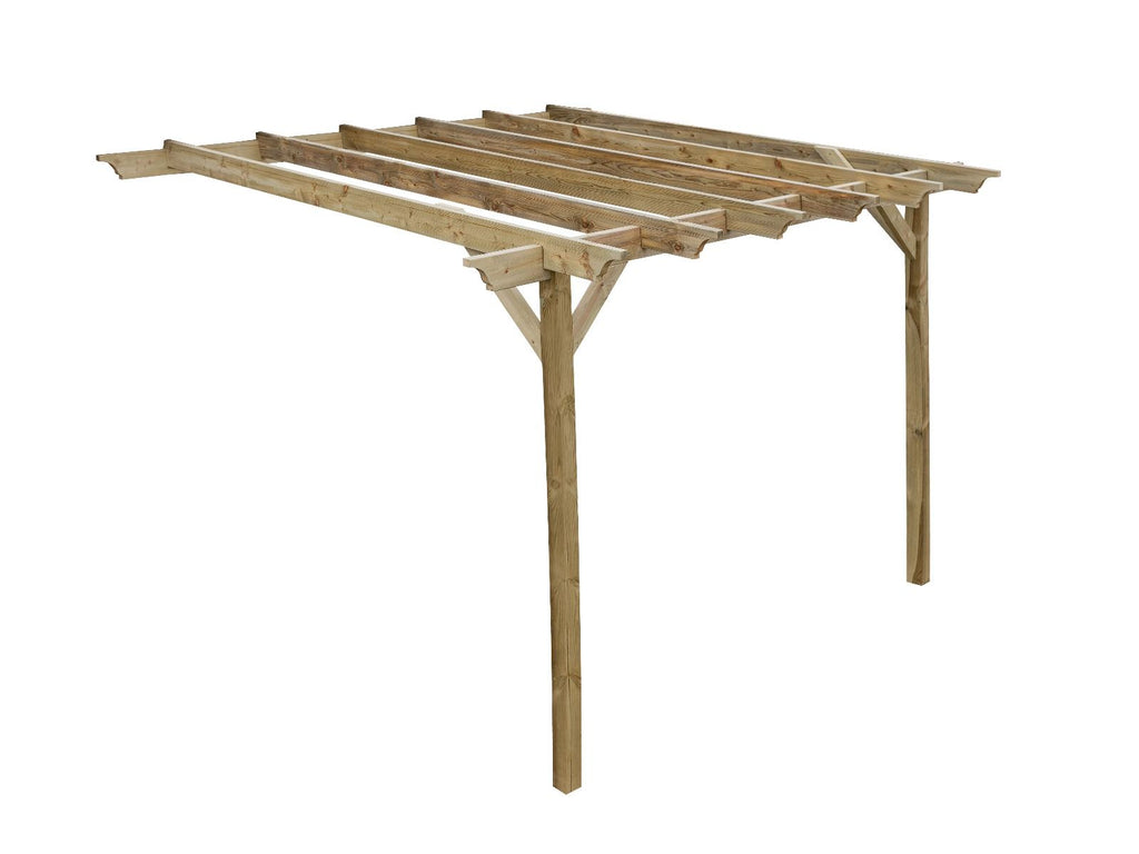 Wall Mounted Wooden Pergola Kit - Champion Design